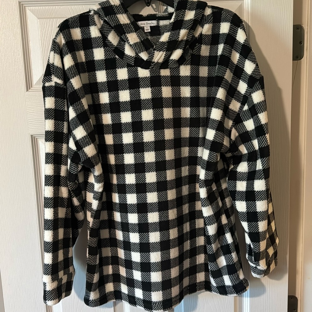 Vera Bradley Large Women’s Checkered Fleece hoodie